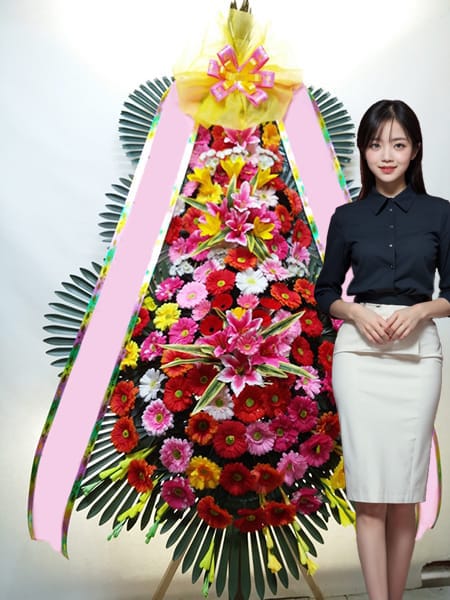 상록아트홀 3단화환 고급형